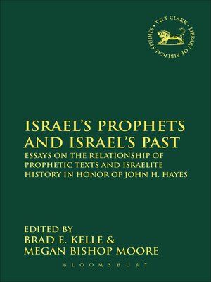 cover image of Israel's Prophets and Israel's Past